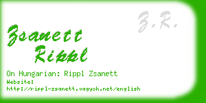 zsanett rippl business card